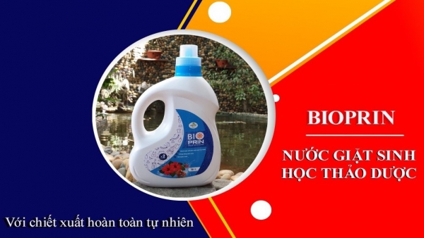 Nước giặt sinh học thảo dược BioPrin – sản phẩm độc đáo đánh bay mọi vết bẩn