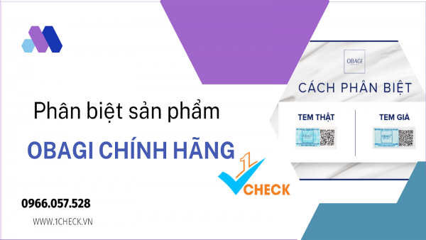  Phân biệt sản phẩm chính hãng qua tem chống hàng giả của Obagi