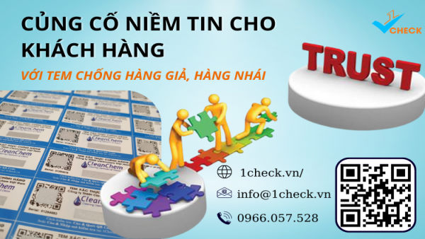 Dán tem chống hàng giả cho sản phẩm: Giữ vững uy tín với người tiêu dùng